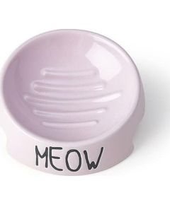 I-TEC PetRageous Meow 5" inverted bowl pink Миски и поилки 