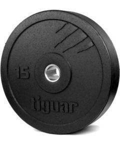 Svara disks Bumper plate Tiguar 15 kg V2 TI-WB01500V2 Svaru ripas un stieņi