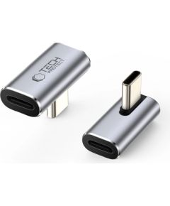 Угловой адаптер Tech-Protect Ultraboost AA03 USB-C - серый Новинки Компьютерная техника