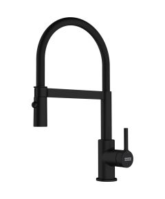 Franke Lina Dušas Uzgalis Matēts Melns Virtuves Izlietnes Jaucējkrāns Virtuves jaucējkrāni