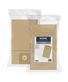 Papīra putekļu maisi putekļsūcējam SQOON 32121; Cleanfix S10; 10 gab. Сумки для пыли