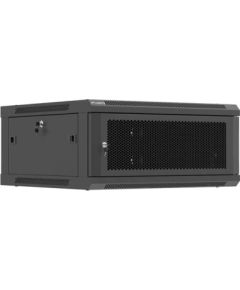 Lanberg Wall mounted installation cabinet 19" 4U 600X600 WF01-6604-23B Black Serveri un to komponentes