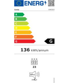 Candy Wine Cooler CWC023 Black Крупная бытовая техника