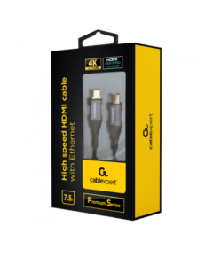 Gembird Premium Series HDMI Male - HDMI Male High speed HDMI cable with Ethernet 4K 7.5m HDMI vadi