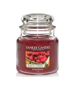 Yankee Candle Black Cherry Candle - Scented candle 104.0g Smaržas - NESAKĀRTOTS