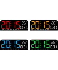 Blackmoon GH0707 Часы с будильником и термометром (mix colors) Часы на стене