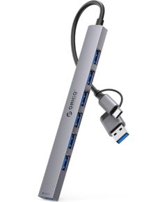 Док-станция Orico YSA2-U3 USB-A|USB-C Hub 1x USB-A 3.0 + 6x USB-A 2.0 - серый Новинки Компьютерная техника