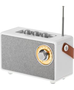 Camry Speaker with radio CR 1902 W White Wireless connection Aудио-видео