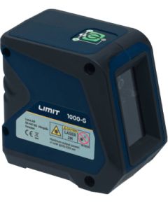 Krustveida lāzera nivelieris Limit 1000 G; 1/4''; IP54 zaļš Mērinstrumenti, Attāluma un līmeņa mērītāji