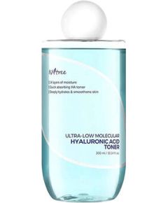 Isntree Ultra-Low Molecular Hyaluronic Acid Toner - Pleťové tonikum s kyselinou hyaluronovou 300ml Smaržas - NESAKĀRTOTS