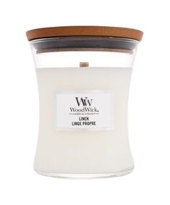 Woodwick Linen Vase (linen) - Scented candle 275.0g Smaržas - NESAKĀRTOTS