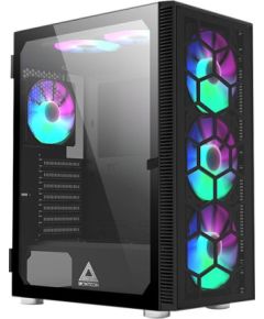 Case MONTECH X3 Glass MidiTower Not included Colour Black X3GLASS(B) Корпуса