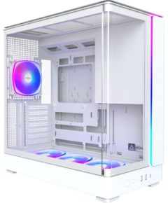 Case MONTECH micro ATX/Mini-ITX White Midi Tower PC KING 45 PRO KING45PRO(W) Datoru korpusi