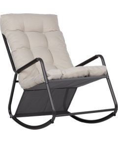 Rocking chair MARIS grey Dārza krēsli