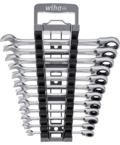 Wiha ring ratchet wrench set, 12 pieces, reversible, wrench (SW 8 - 19mm) Новинки Для дома и сада 