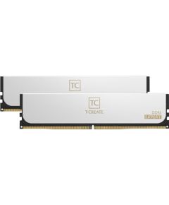 Team Group DDR5 - 64GB - 6000 - CL - 34 (2x 32 GB) dual kit, RAM (white, CTCWD564G6000HC34BDC01, T-CREATE EXPERT, INTEL XMP, AMD EXPO) RAM Operatīvā atmiņa