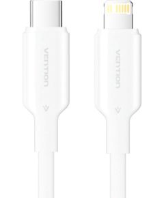 Vention Kabel USB-C do Lightning 3A 480Mbps 1m biały Дата USB-кабели