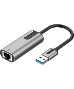 Vention USB 3.0-A to Gigabit Ethernet Adapter Gray 0.15M Aluminum Alloy Type Aдаптеры