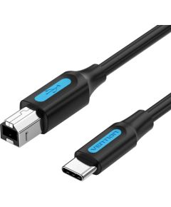 Vention USB 2.0 printer cable, male type C to male B, 1 m Дата USB-кабели