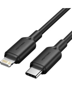 Vention Kabel USB-C do Lightning 3A 480Mbps 1m czarny Дата USB-кабели
