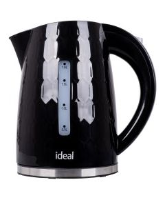 IDEAL Kettle 1.8 l, power 1500 W, glossy black Tējkannas (elektriskās)