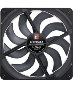 Wentylator NOCTUA 140mm NF-A14x25 G2 PWM chromax black Korpusu dzesēšana