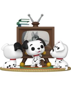 Funko Pop! Moment: 101 Dalmatians - Rolly, Patch, & Lucky with TV #1664 Vinyl Figure Figūriņas un varoņi