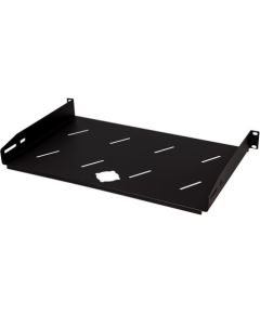 Rack plaukts 19" 1U 300mm MELNS Serveri un to komponentes