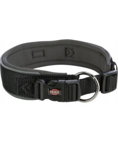 Trixie Premium, obro�a, dla psa, czarna/grafitowa, XS�S: 27�35 cm/25 mm, ta�ma parciana, szeroka Citas preces