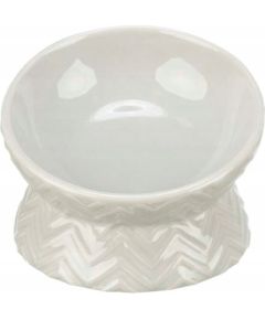 Trixie Miska podwyższona, dla kota, ceramika, jasnoszara, 0.15 l/13 cm Миски и поилки 