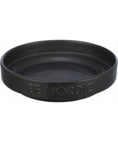 Trixie BE NORDIC, miska, dla kota, czarna, ceramika/guma, 0,3 l/o 16 cm Миски и поилки 