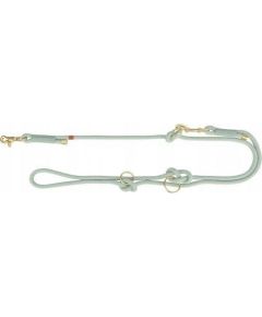 Trixie Soft Rope, smycz regulowana, dla psa, linka, XS–S: 2.00 m/o 6 mm, szałwiowa/miętowa Citas preces