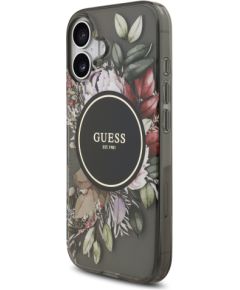 Guess IML Flowers Strap MagSafe Case Aizsargapvalks priekš Apple iPhone 17 Neoriģinālie Maciņi