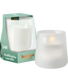 Bolsius Svece arom. stikla gl. Clean Light Ø95x85mm vanilla&tonka bean Sveces un svečturi