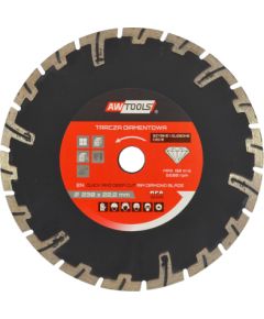 Dimanta griešanas disks mitrai griešanai AWTools AW45401; 125x22,2 mm Dažādi diski