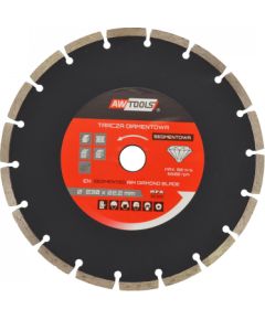 Segmentētais disks sausai griešanai AWTools AW45125; 125x22,2 mm Dažādi diski
