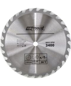 Griešanas disks kokam AWToolsAW48495; TCT; 500x30 mm; Z60 Zāģripas