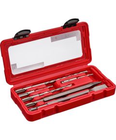 Urbju un skrūvgriežu uzgaļu komplekts Einhell 49109166; SDS-plus; 6 gab. Piederumi urbjiem