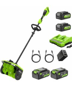 Sniega tīrītājs Greenworks SS3002A2X; 2x24 V; 4x4,0 Ah akum. Sniega pūtēji