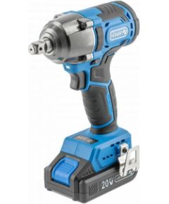 Triecienatslēga Hogert HT2E2002X; 20 V; 2x2,0 Ah akum. Trieciena uzgriežņu pistoles ar akumulatoru