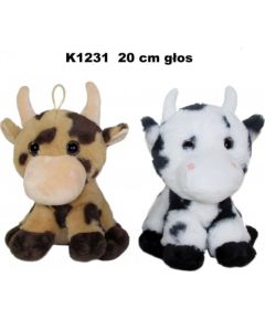 Sun Day Sun-Day Pluszak Krowa Z Glosem 20cm Siedzaca Mīkstās rotaļlietas