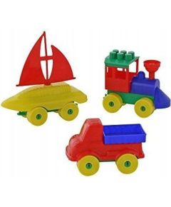 Polesie Klocki Mały wędrownik 23el. Машины и аксессуары