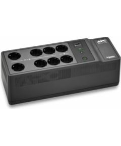 APC BACK-UPS, 500VA 300W FLOOR WALL MOUNT, 230V, 8X CEE 7 3 SCHUKO OUTLETS, USB TYPE A PORT UPS стабилизаторы напряжения