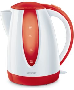 Water kettle Sencor, white/red Чайники (электрические)