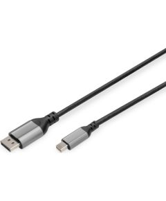 Digitus 8K DisplayPort Adapter Cable, Mini DP to DP, 2 m DB-340106-020-S DisplayPort to DisplayPort Дата USB-кабели