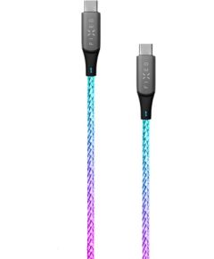 Fixed Glowing Charging Cable USB-C/USB-C, PD support, Rainbow FIXDLED-CC-RA Дата USB-кабели