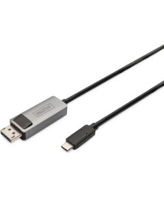 Digitus Bi-directional Adapter Cable DB-300334-020-S USB-C to DP USB-C Display Port Дата USB-кабели
