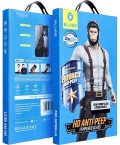 Защитное стекло дисплея 5D Mr. Monkey Glass (Strong Privacy) Apple iPhone 15 Pro черное Защитная пленка для экрана