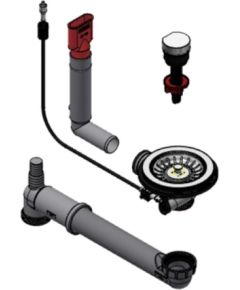 Franke V 3 1/2″ 1B pop‑up notekas ventilis Jaunumi Sadz. tehnika