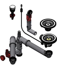 Franke Set WK BFG 651 2B Automātiska pop‑up tipa notekas un Atkritumu Komplekts Jaunumi Sadz. tehnika